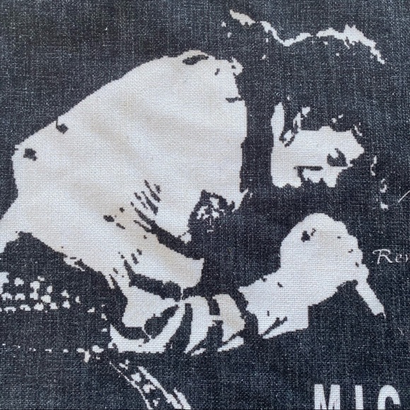 Michael Jackson "Remember the Time" Heather Grey Square 17x17 Pillow Cover Sham - Picture 7 of 8